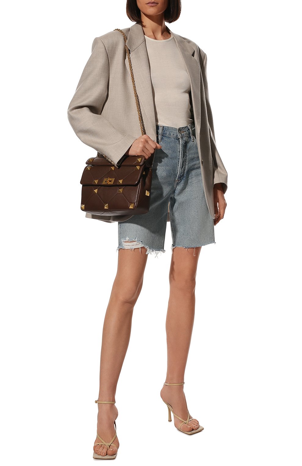 Сумка roman stud large VALENTINO, арт. WW2B0I60/BSF, фото 3