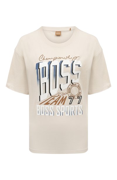 Женская хлопковая футболка BOSS, арт. 50484429