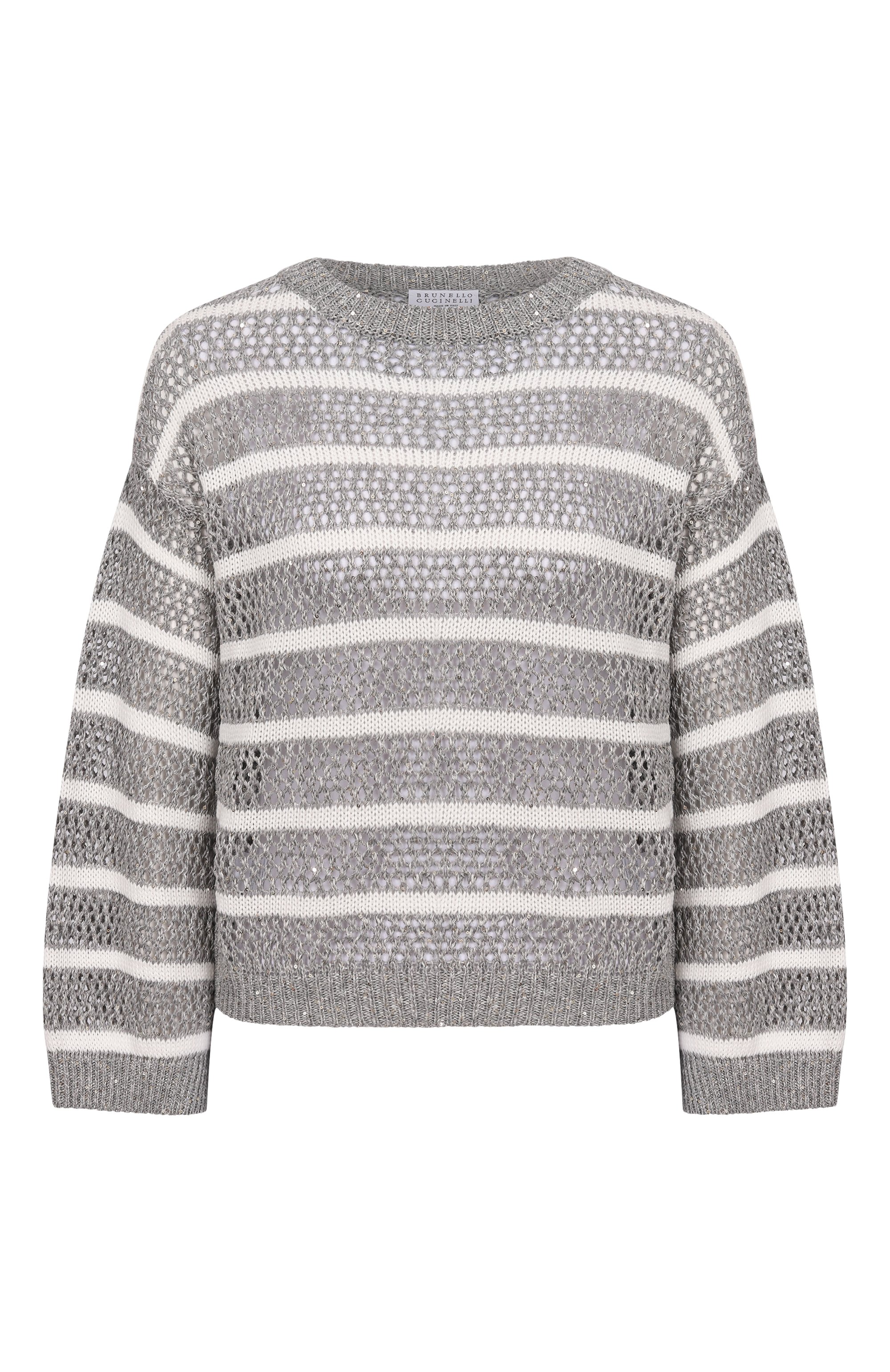 Льняной свитер BRUNELLO CUCINELLI, арт. MC0558900, фото 1