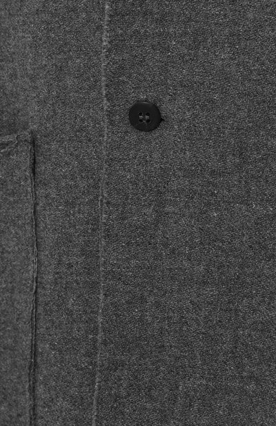 Однобортное шерстяное пальто с шалевым воротником POEME BOHEMIEN, арт. CP-20 N/W-500, фото 5