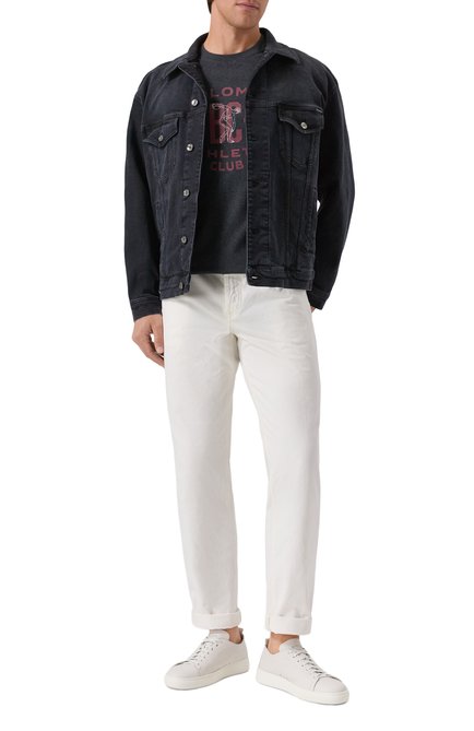 Мужская хлопковая футболка BRUNELLO CUCINELLI, арт. M0B133386G