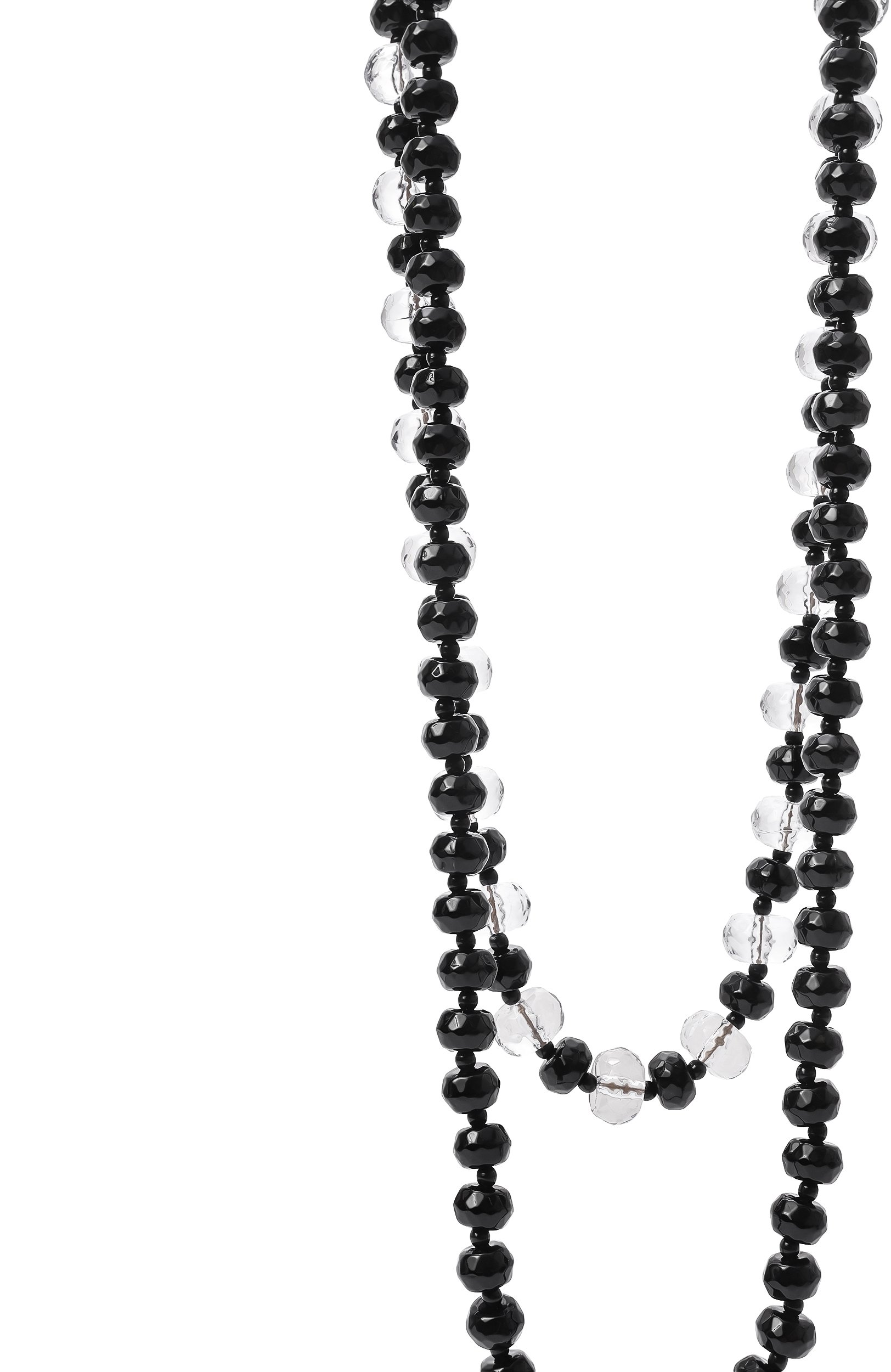 Колье EMPORIO ARMANI черного цвета по цене 29950 руб., арт. EW000823 AF12510, фото 3 Колье EMPORIO ARMANI, арт. EW000823 AF12510, фото 3