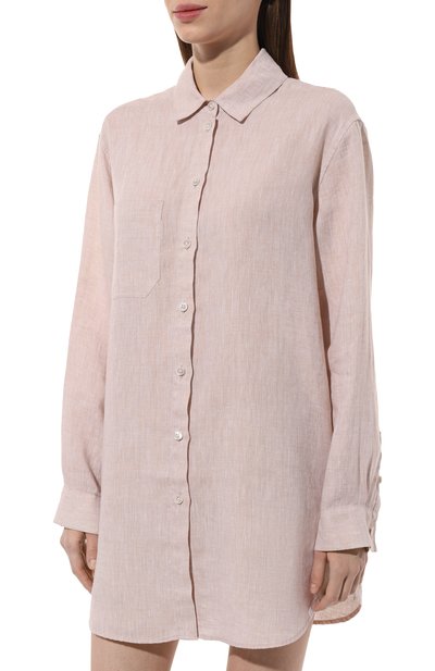 Льняная рубашка DEREK ROSE, арт. 1516/SICI001, фото 3