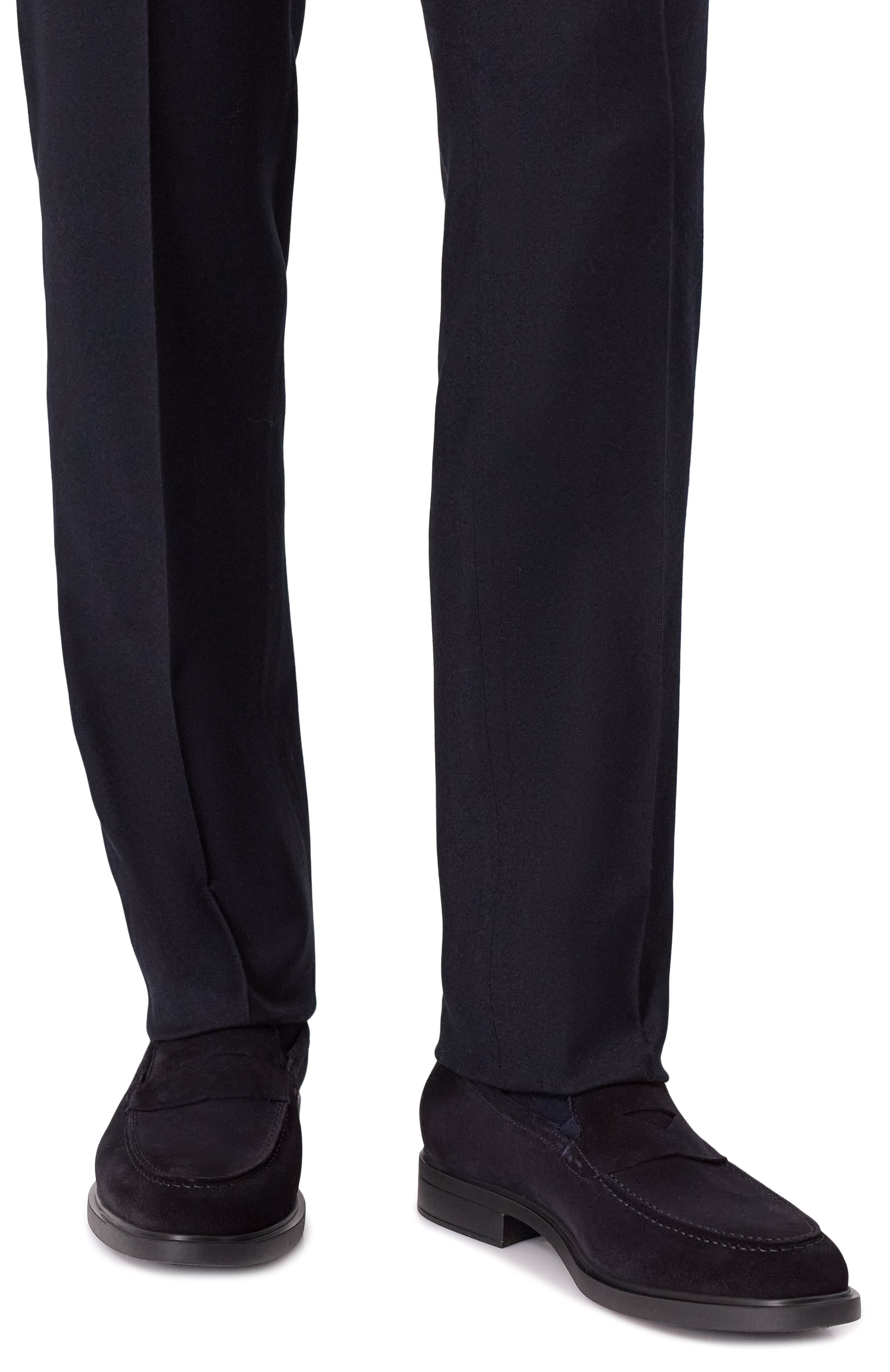 Замшевые пенни-лоферы DOUCAL'S, арт. DU3491MARCUT024N, фото 3