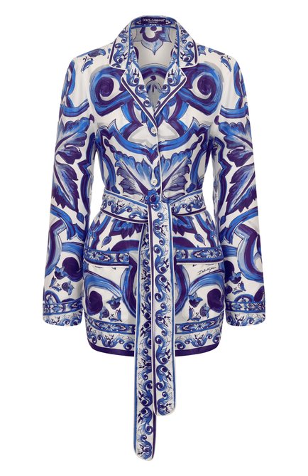 Женская шелковая блузка DOLCE & GABBANA, арт. F5N53T/HI1BB