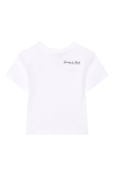 Хлопковая футболка SPORTY AND RICH, арт. T004875325WH01_001