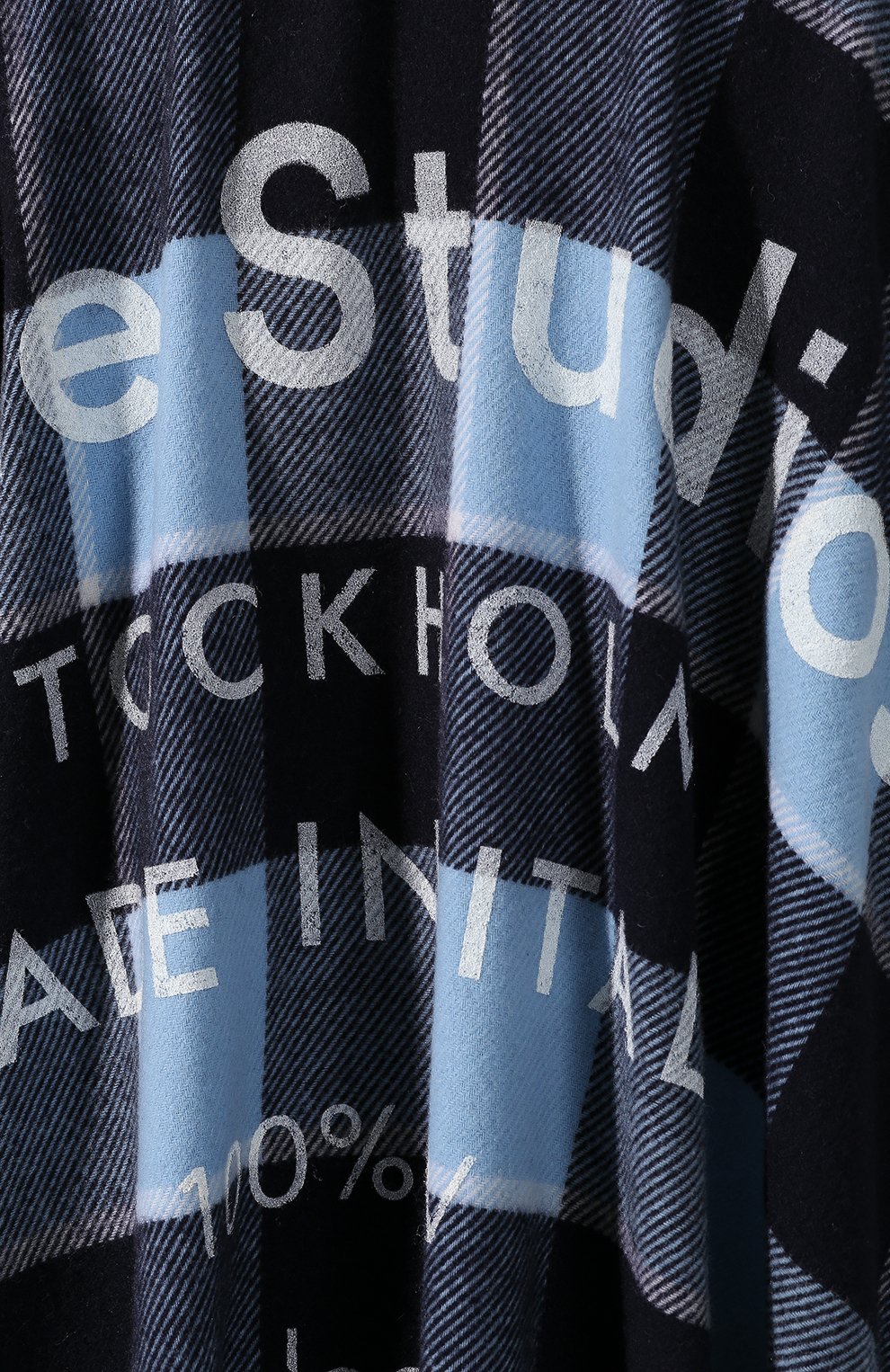 Шерстяная накидка ACNE STUDIOS, арт. CA0020/W, фото 5