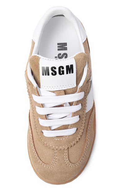 Замшевые кеды MSGM KIDS, арт. 82482/VAR6, фото 4