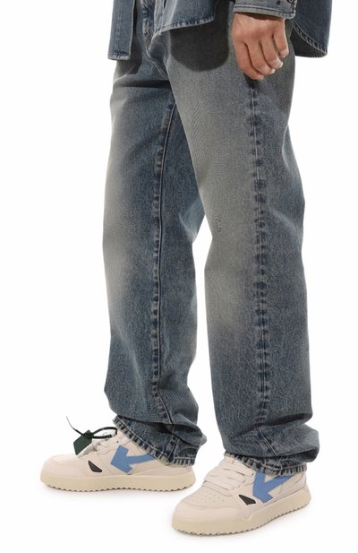 Кожаные кеды sponge OFF-WHITE, арт. 0MIA234F22LEA0010440, фото 3