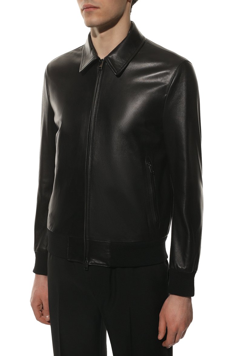 Кожаный бомбер BRIONI, арт. PLAS0L/08738, фото 3