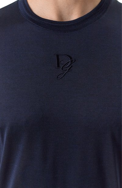 Шелковая футболка DOLCE & GABBANA, арт. G8RN8Z/FU75F, фото 5