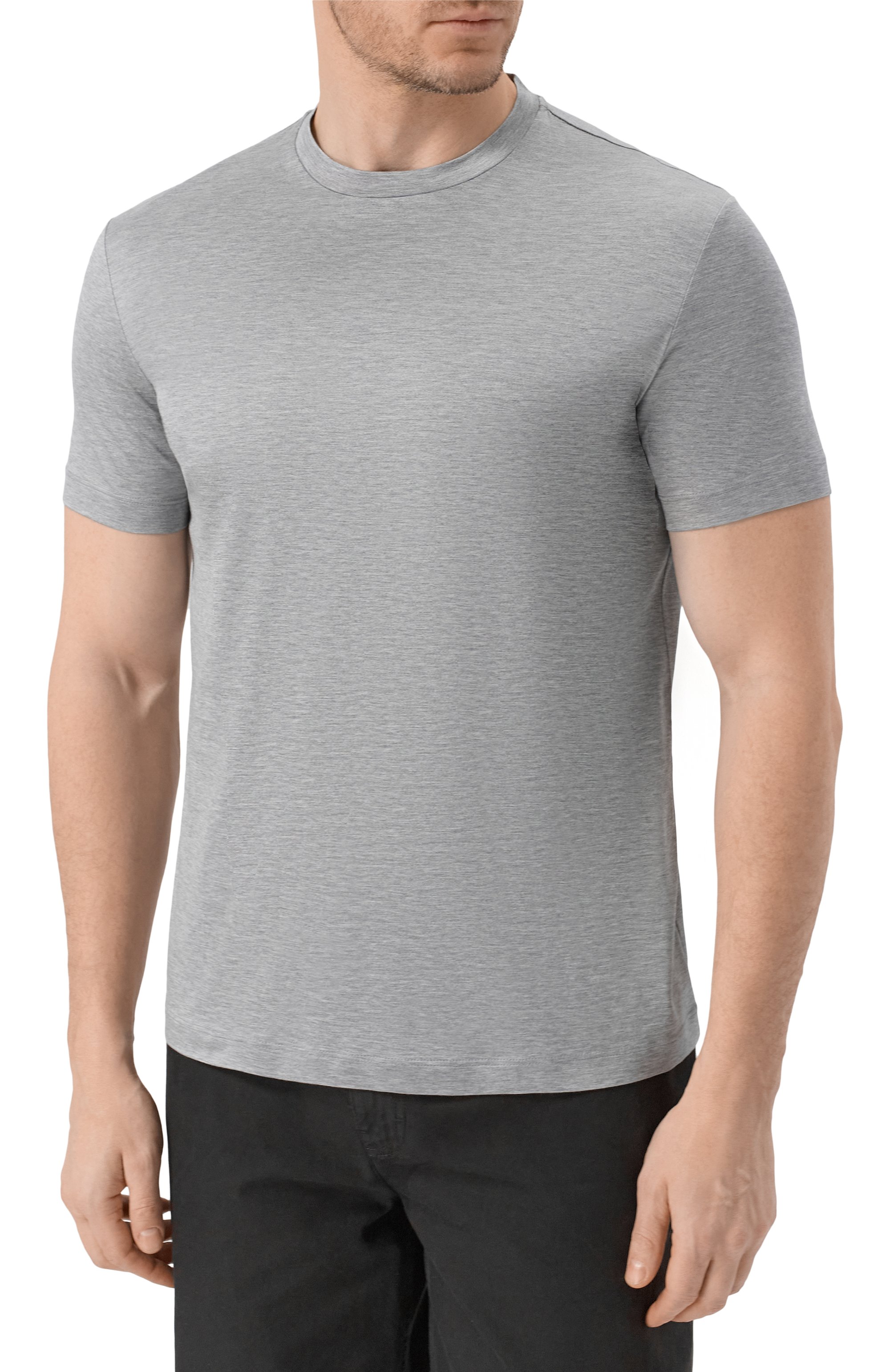 Футболка из шелка и хлопка GIORGIO ARMANI, арт. 3KSM77/SJZHZ, фото 3