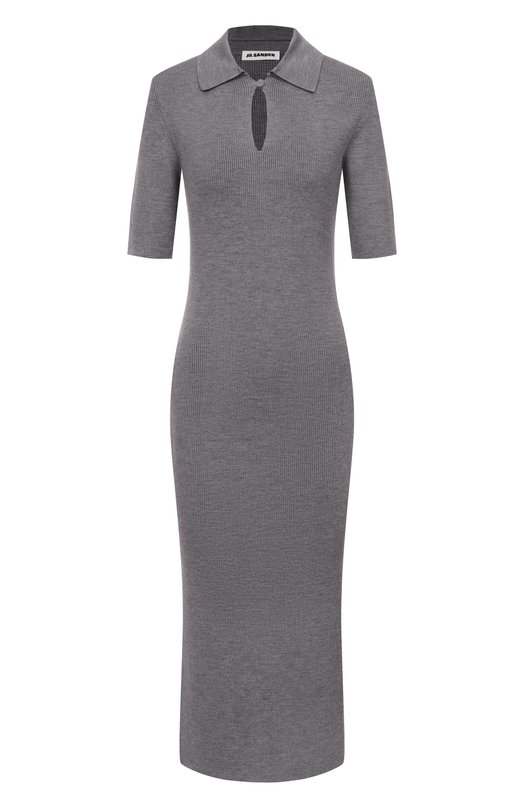 Шерстяное платье Jil Sander J01CT0275/J14831 Серый J01CT0275/J14831