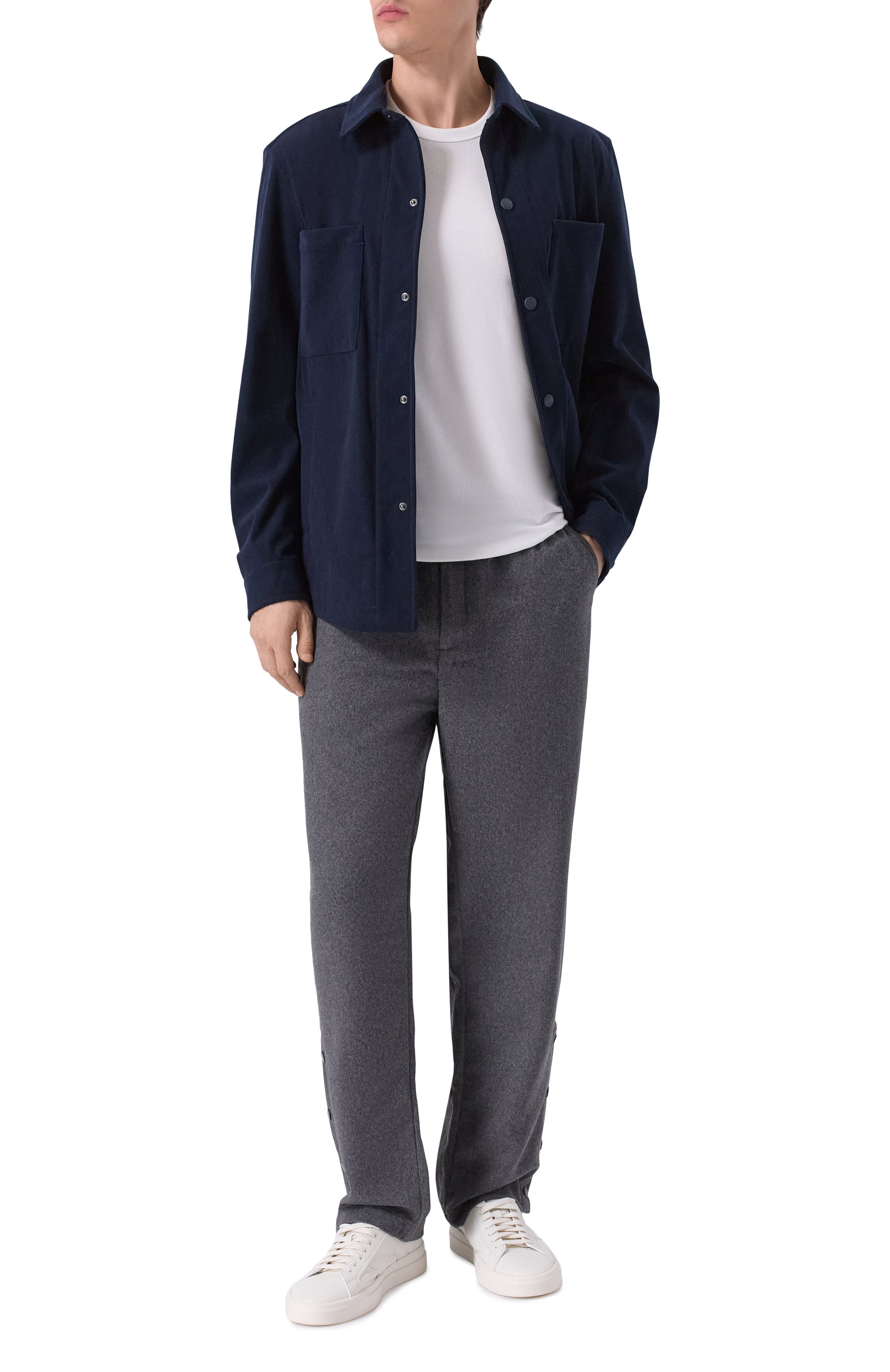 Брюки DIRK BIKKEMBERGS темно-серого цвета по цене 23900 руб., арт. BMP1063, фото 2 Брюки DIRK BIKKEMBERGS, арт. BMP1063, фото 2