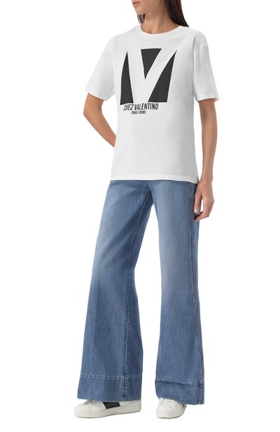 Кожаные кеды open VALENTINO, арт. 6W2S0781/BLU, фото 2