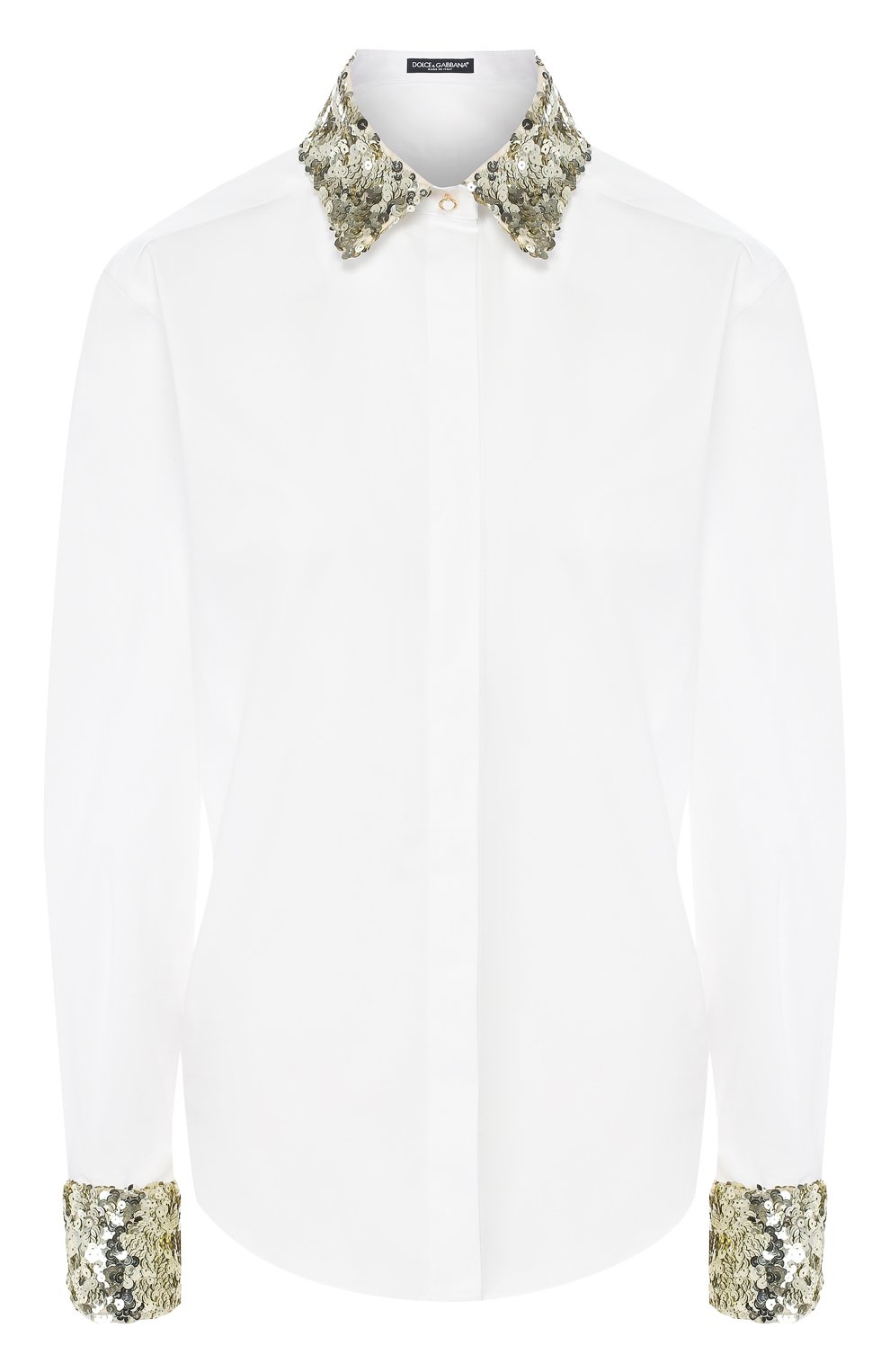 Хлопковая рубашка DOLCE & GABBANA, арт. F5L31T/FUEAJ, фото 1