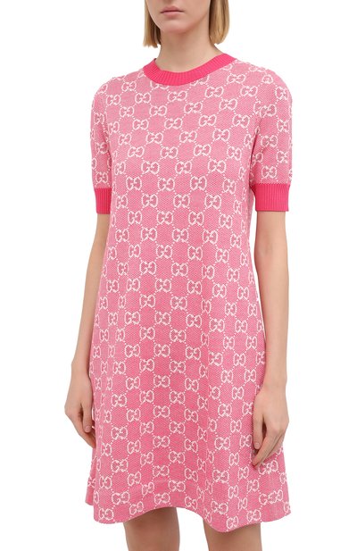 Платье из шерсти и хлопка GUCCI, арт. 629464/XKBHQ, фото 3
