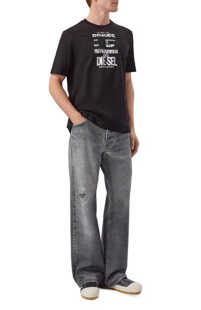 Мужские кожаные кеды s-d-verse DIESEL, арт. Y03737/P7475