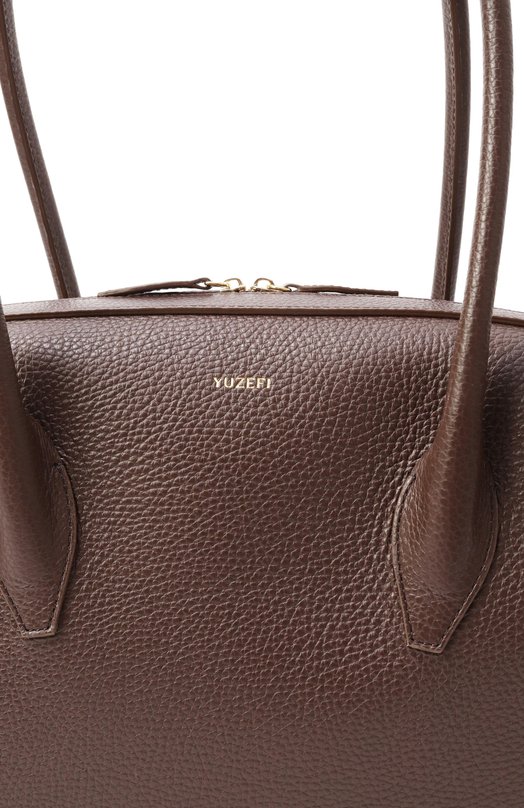 Сумка Brioche Yuzefi BRI0CHE DUFFLE/PEBBLE GRAIN LEATHER Коричневый  BRI0CHE DUFFLE/PEBBLE GRAIN LEATHER Фото 4
