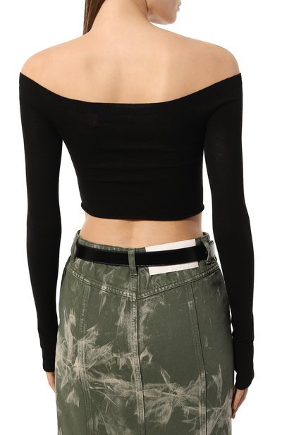 Топ из вискозы OFF-WHITE, арт. 0WHE080S24KNI002, фото 4