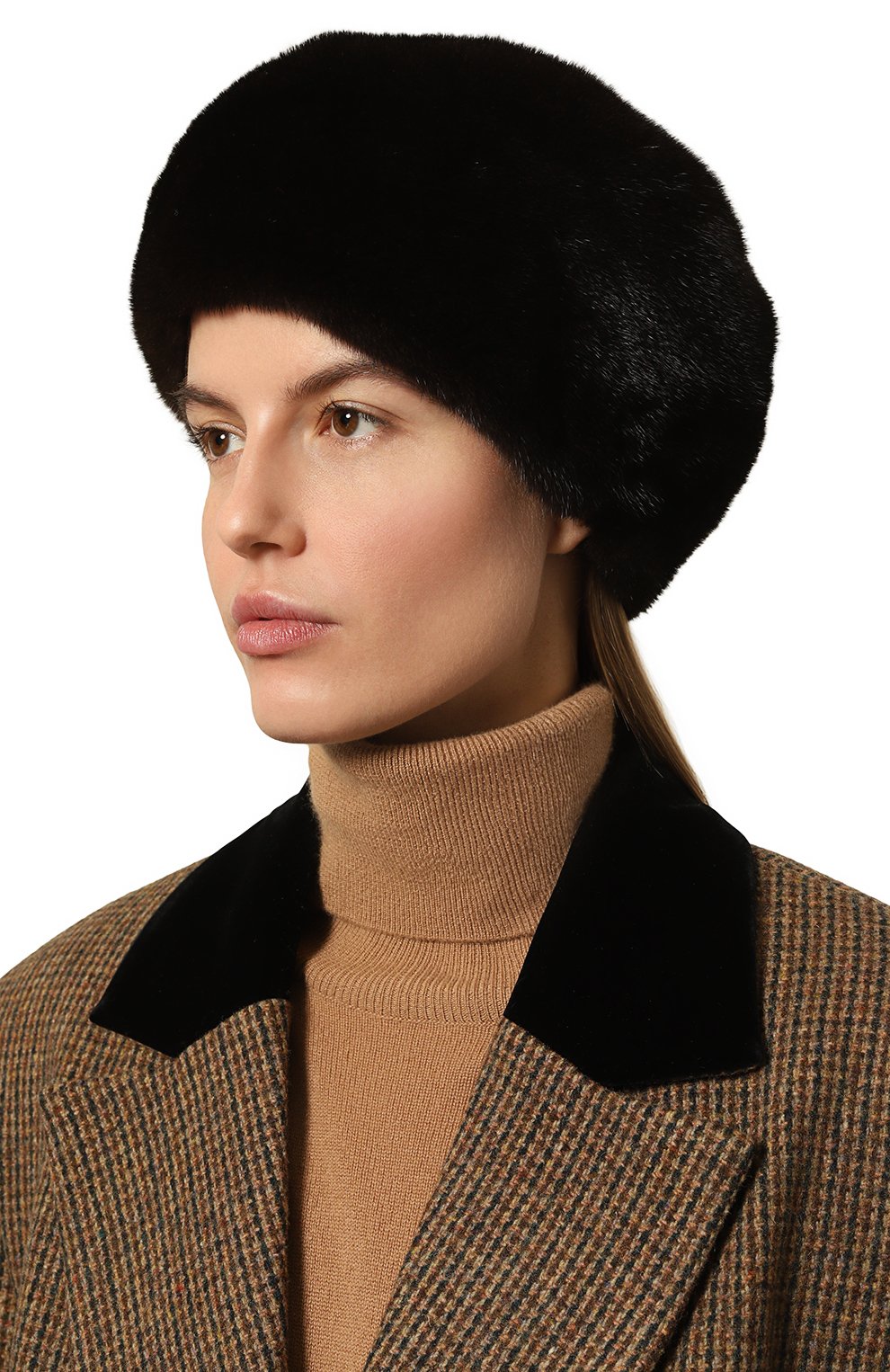 Меховой берет из норки FURLAND, арт. 0013600110034600000, фото 2