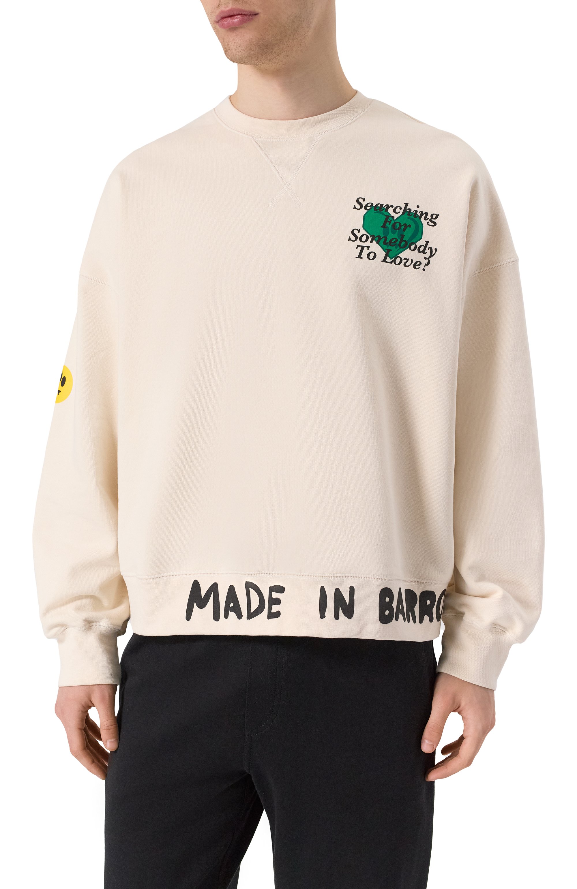 Хлопковый свитшот BARROW, арт. S5BWMASW059, фото 3