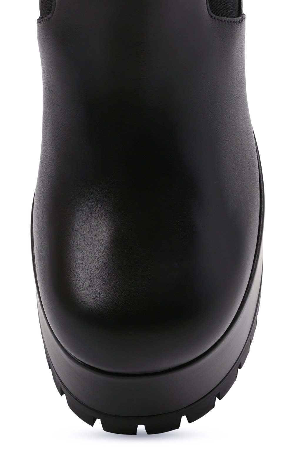 Кожаные ботильоны la medusa juno VERSACE черного цвета по цене 144500 руб., арт. 1000818/DVT2P, фото 5 Кожаные ботильоны la medusa juno VERSACE, арт. 1000818/DVT2P, фото 5