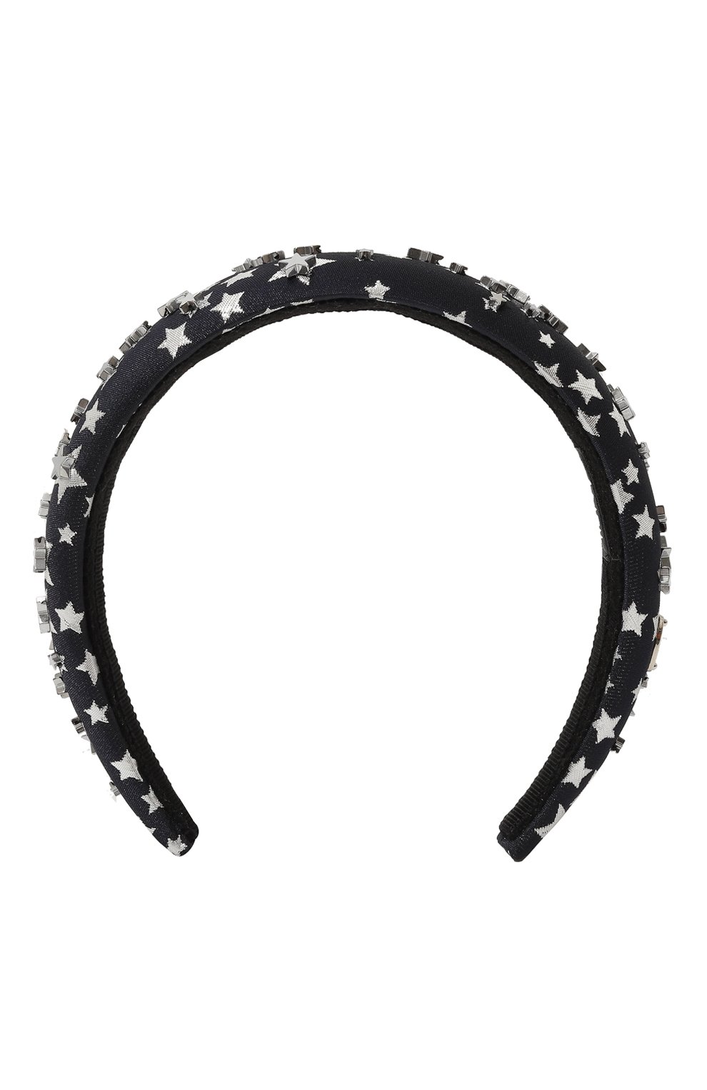 Ободок для волос PANFIL темно-синего цвета по цене 15000 руб., арт. 44-BND-DS, фото 1 Ободок для волос PANFIL, арт. 44-BND-DS, фото 1