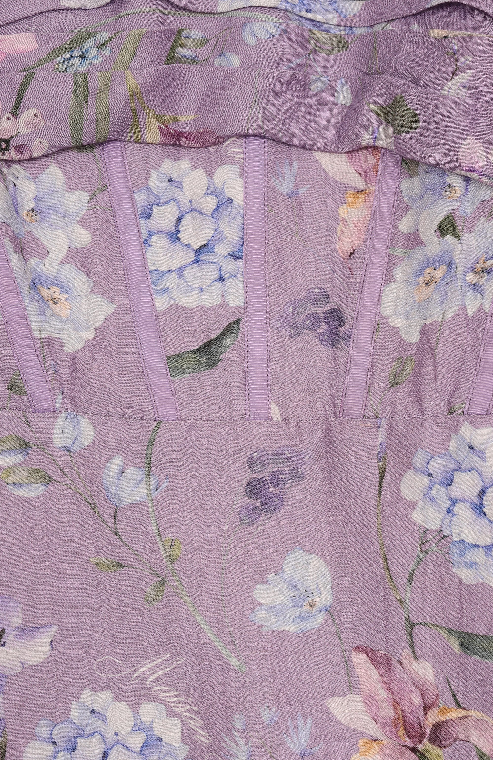 Платье из вискозы и льна MAISON AVA, арт. MA-SS25-GT01/12-14, фото 3