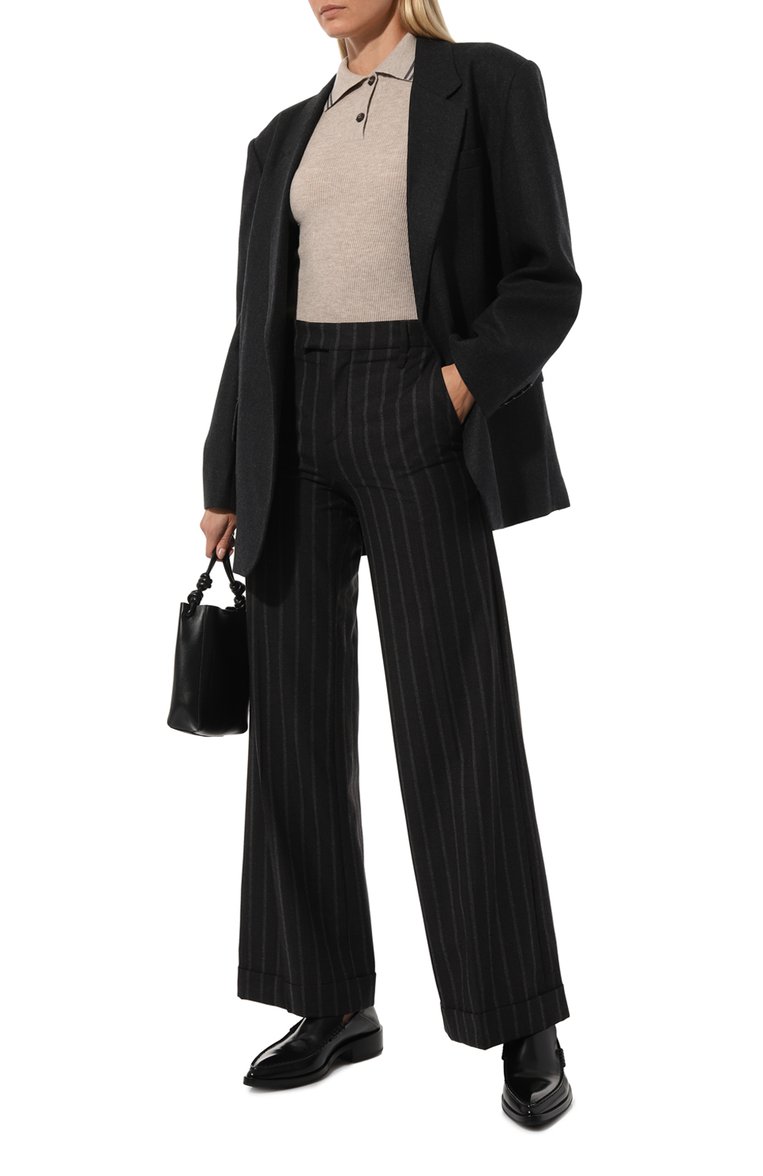 Шерстяные брюки BRUNELLO CUCINELLI, арт. MB009B1274, фото 2