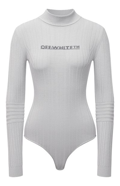 Женское боди из  вискозы OFF-WHITE, арт. 0WHF025F21KNI001