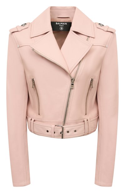 Женская кожаная куртка BALMAIN, арт. AF0TD055LB24