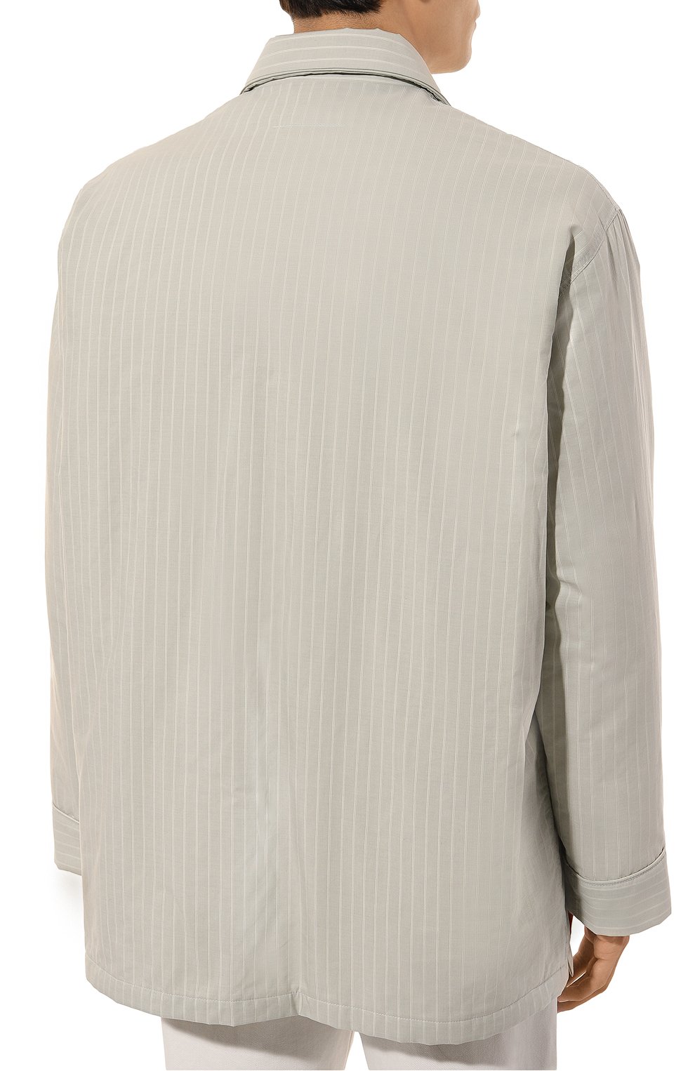 Хлопковая куртка-рубашка MM6, арт. SH0DT0009/S54453, фото 4