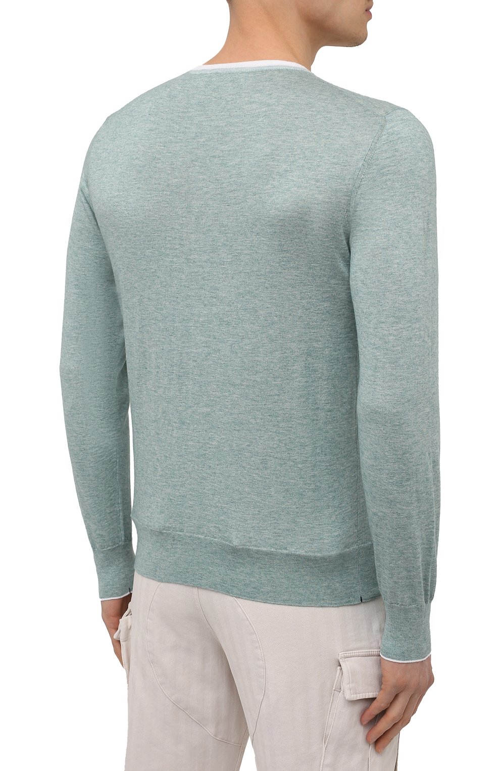 Джемпер из хлопка и кашемира FIORONI, арт. MK22609A3, фото 4