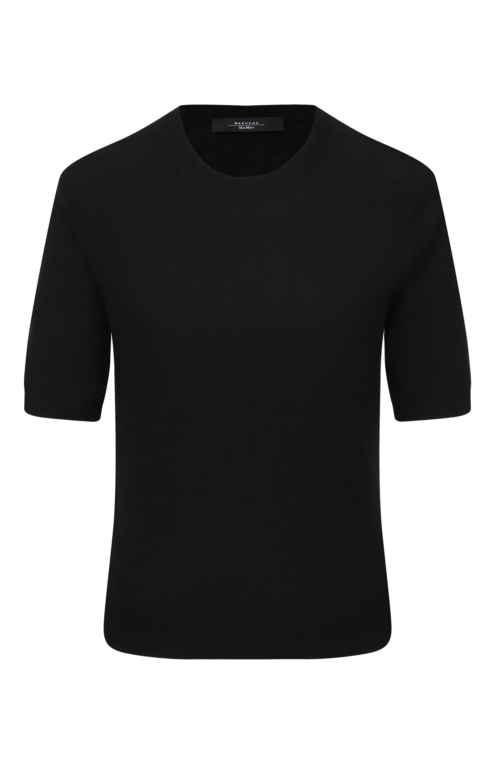 Пуловер из шерсти и кашемира WEEKEND MAX MARA черного цвета по цене 29100 руб., арт. WKDMAREA, фото 1 Пуловер из шерсти и кашемира WEEKEND MAX MARA, арт. WKDMAREA, фото 1