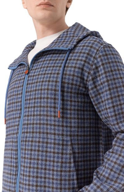 Куртка-рубашка из шерсти и шелка KITON, арт. UMC010K0128G01, фото 5