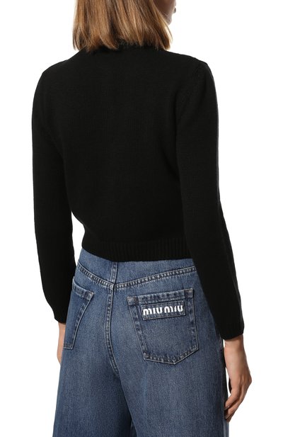 Кашемировый кардиган MIU MIU, арт. MMF500-1ZAO-F0002, фото 4
