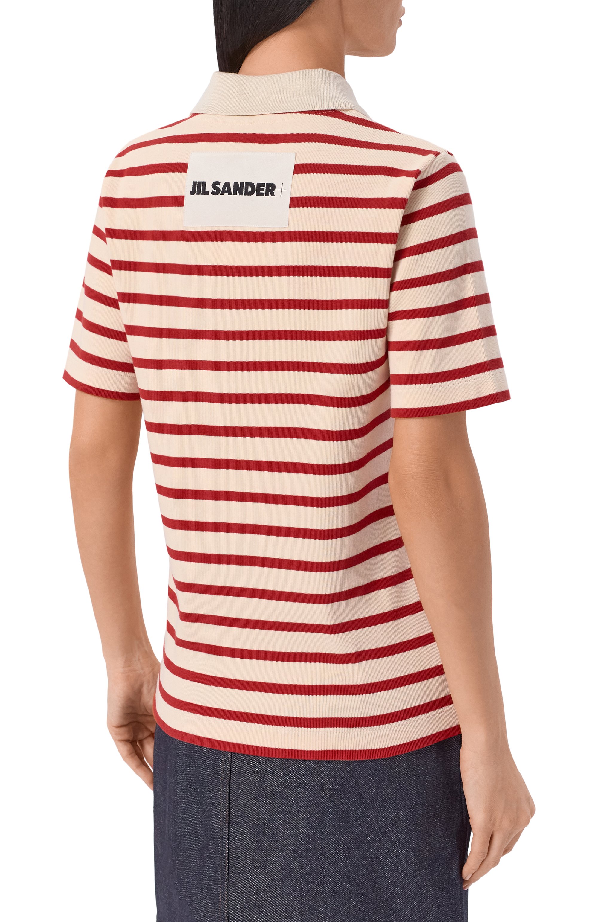 Хлопковое поло JIL SANDER, арт. J40GL0102/J46497, фото 4