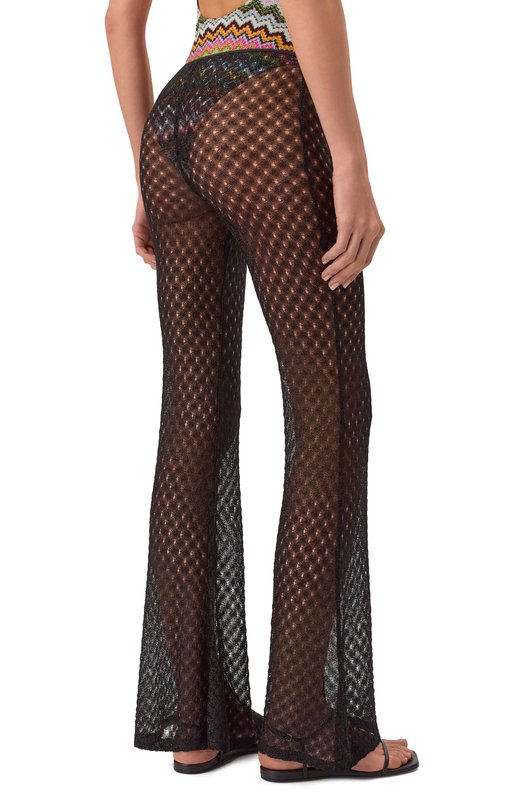 Брюки из вискозы Missoni MC25SI00/BR014R Чёрный  MC25SI00/BR014R Фото 4