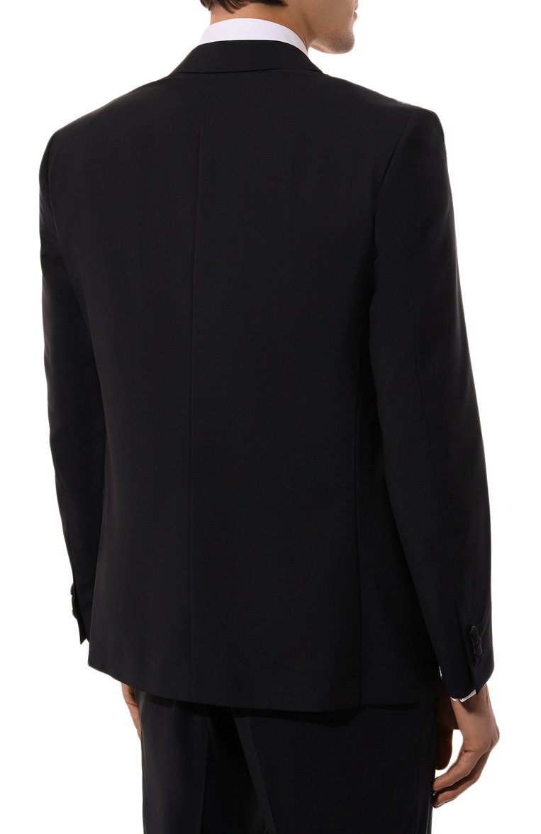 Мужской шерстяной смокинг CORNELIANI темно-синего цвета, арт. 936T02-935T06/9394135 | Фото 3 (Материал внешний: Шерсть; Рукава: Длинные; Костюмы М: Однобортный; Стили: Классический; Автоматизация ТО: Проставлено; Автоматизация состава: Проставлено)