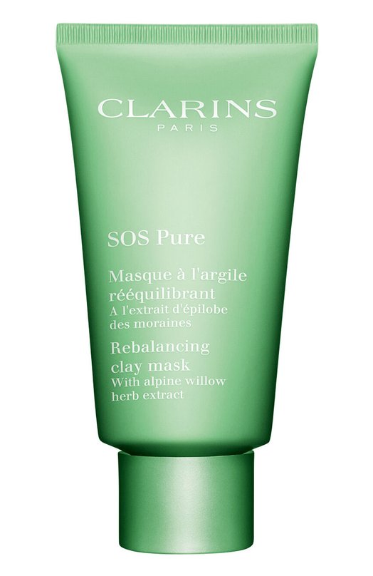 фото Очищающая маска с экстрактом кипрея sos pure (75ml) clarins