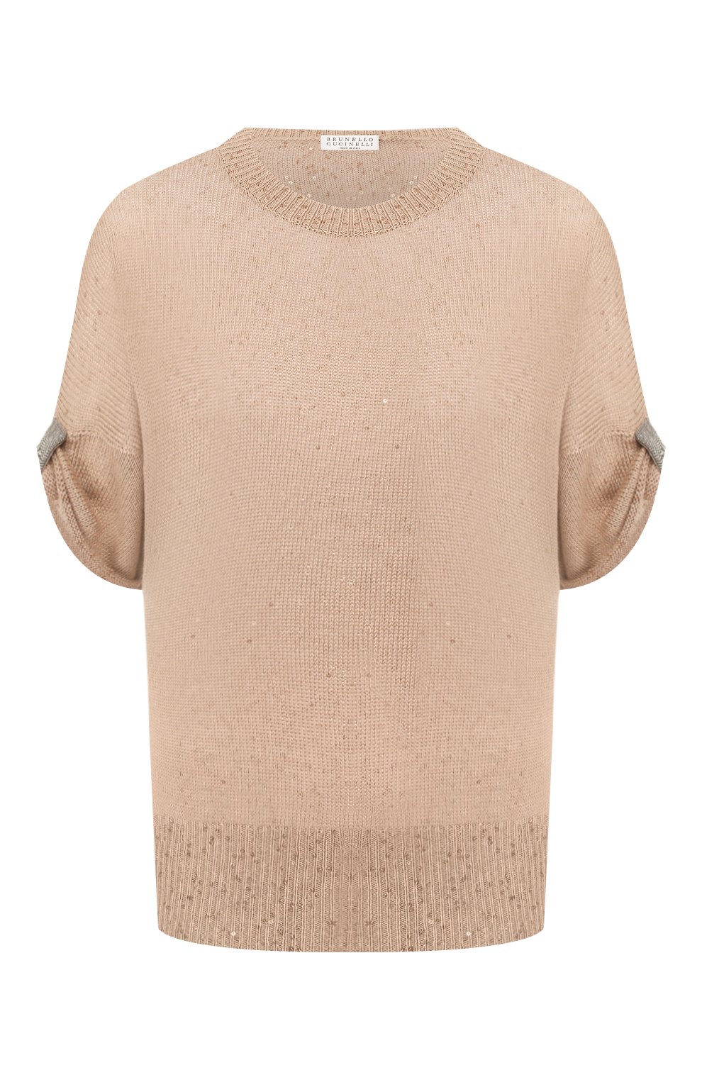 Топ из смеси льна и шелка BRUNELLO CUCINELLI, арт. M10552300, фото 1
