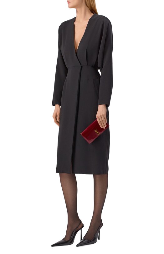 Сумка Cassandre Phone Holder Saint Laurent 808702/BMIIW Бордовый  808702/BMIIW Фото 7