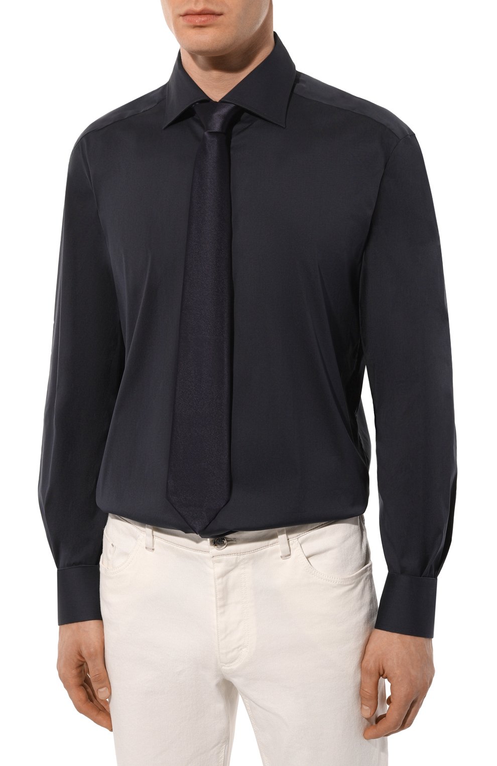 Хлопковая сорочка KITON, арт. UCIH0909506, фото 3