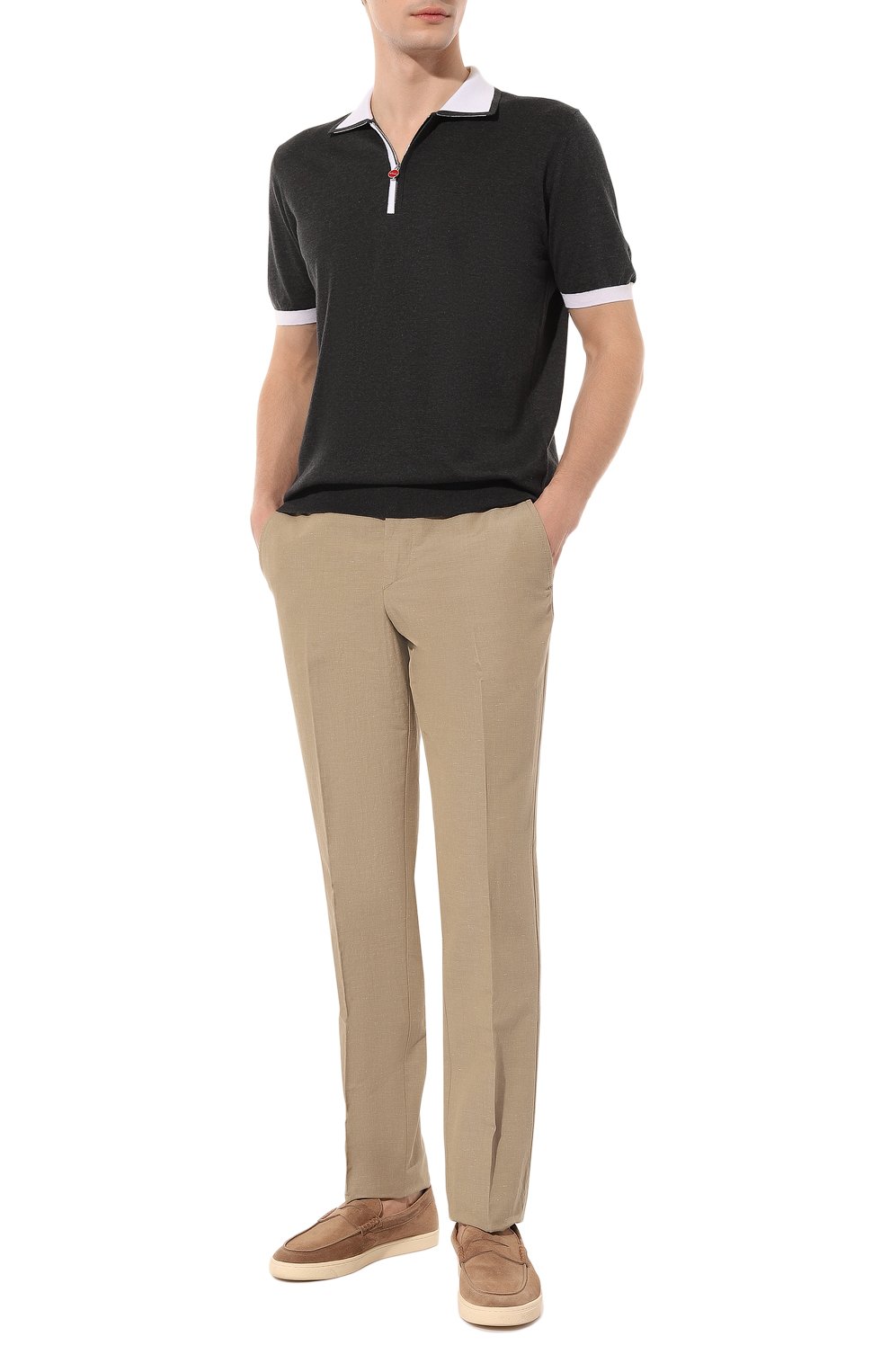 Хлопковое поло KITON, арт. UK571, фото 2