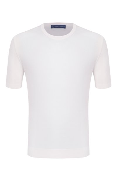 Хлопковый джемпер ANDREA CAMPAGNA белого цвета по цене 28500 руб., арт. M5426-8055, фото 1 Хлопковый джемпер ANDREA CAMPAGNA, арт. M5426-8055, фото 1