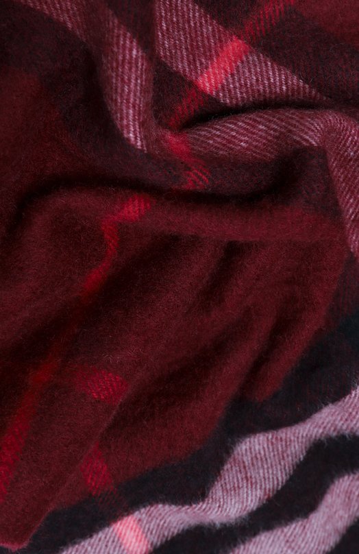 Кашемировый шарф Burberry 8112639 Бордовый  8112639 Фото 3