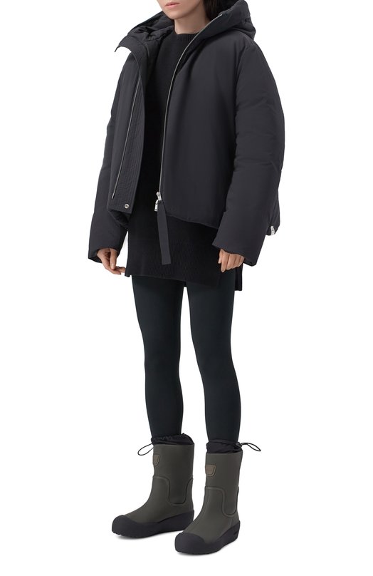 Комбинированные сапоги Bally WB004T/VT155 Хаки  WB004T/VT155 Фото 3