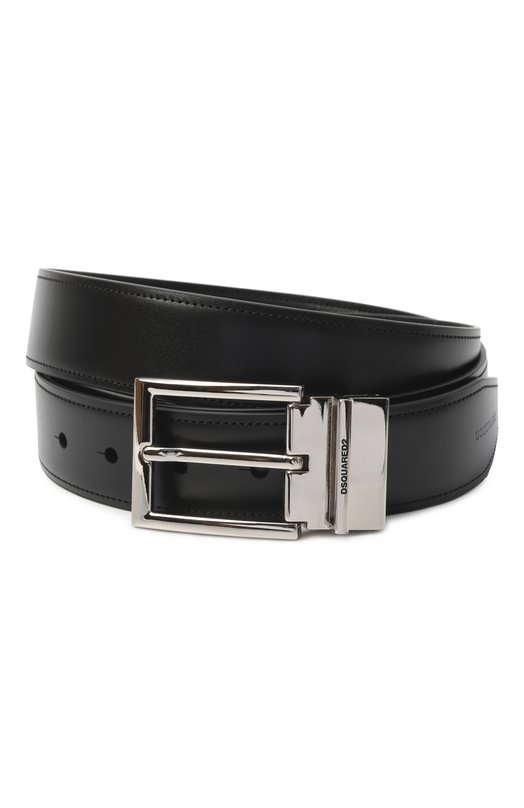 Кожаный ремень Dsquared2 GBM0002/12900001 Чёрный  GBM0002/12900001 Фото 3