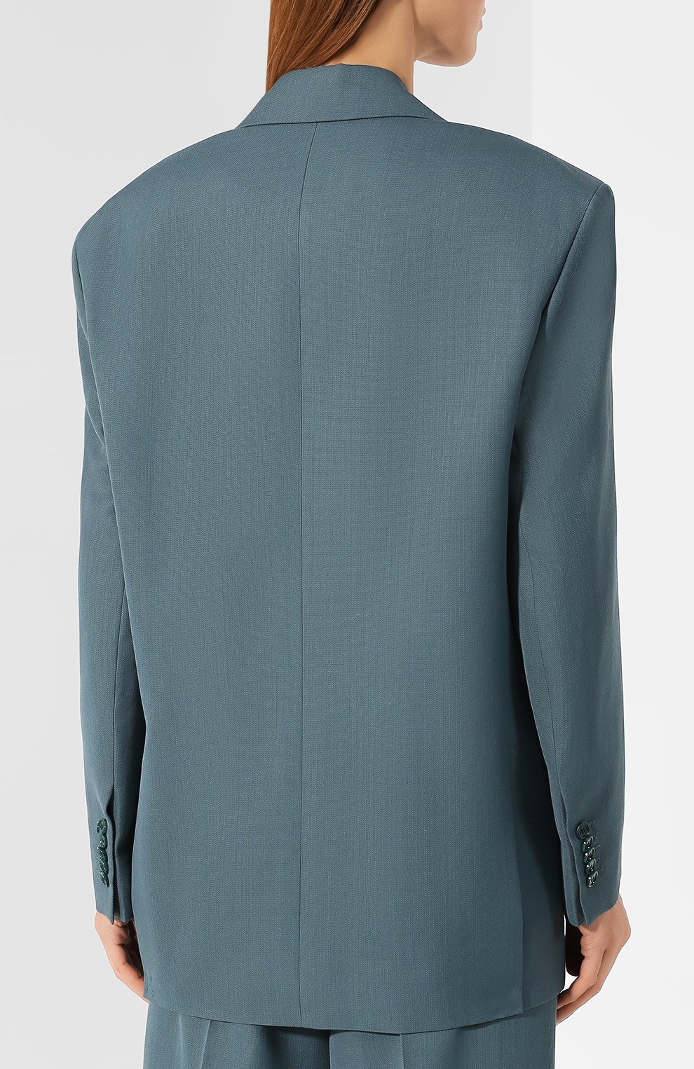 Жакет ACNE STUDIOS голубого цвета по цене 51300 руб., арт. AH0044, фото 4 Жакет ACNE STUDIOS, арт. AH0044, фото 4